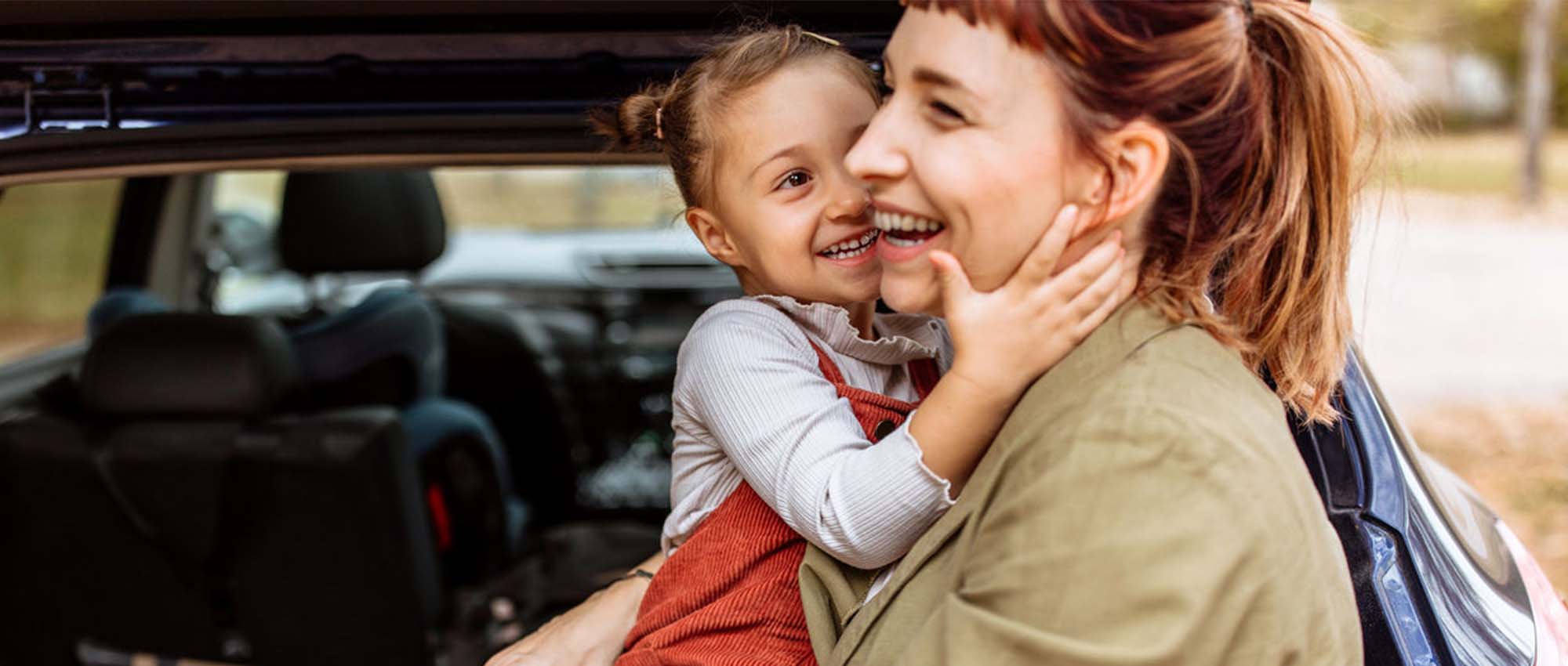 Lady and child