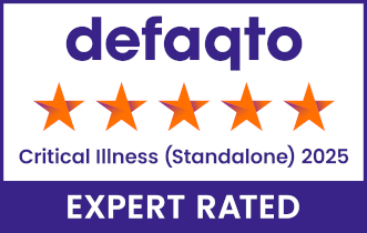 Defaqto 5 Star rating for Critical Illness (Standalone) from Scottish Widows