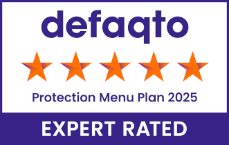 Defaqto 5 Star rating for Protection Menu Plan from Scottish Widows