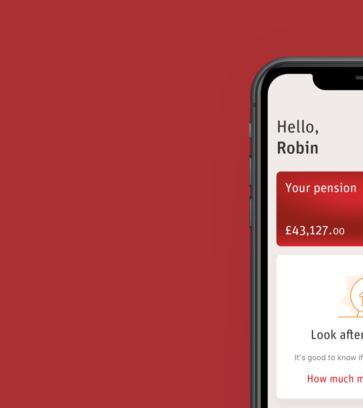 Scottish Widows app screenshot