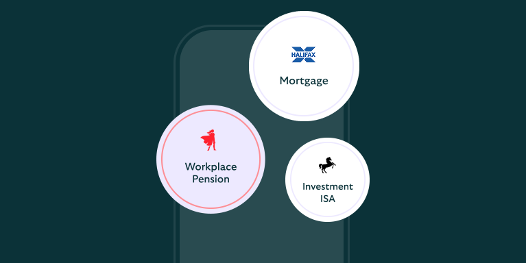 All your pensions and savings in one place:  View the total value of your pensions and investments, from us and other providers, in one place.
