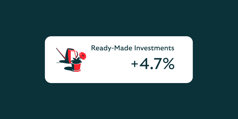 Get ready to invest:  You can take out and track Ready-Made Investments in our app.