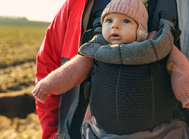 Baby in carrier